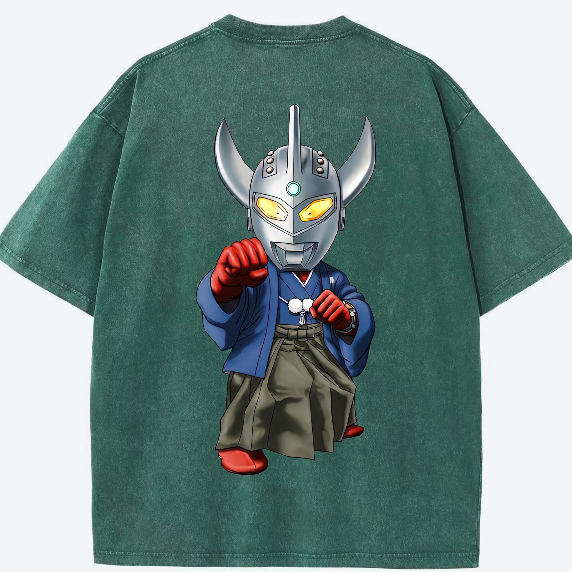 （画像用） ウルトラマン Ultraman 綿100% ヴィンテージ風 半袖Tシャツ（背面プリント）